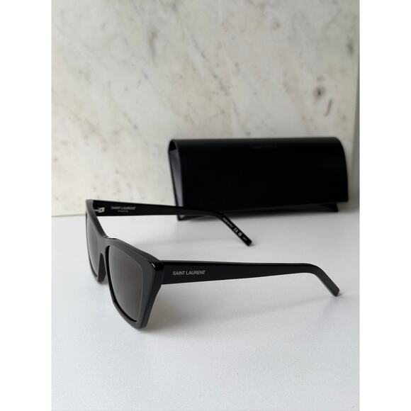 NEW Saint Laurent SL276 XL Mica Sunglasses in Black - Picture 4 of 7